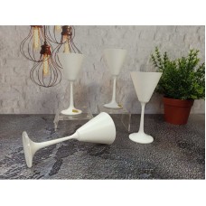 Набір бокалів Bohemia Pralines White мартіні, лікер об'ємом 90 мл D5176