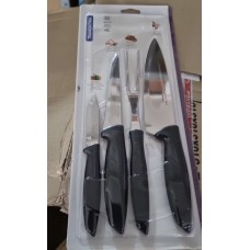 Набір ножів з 4-х предметів Tramontina Plenus black