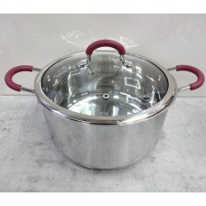 Кастрюля RINGEL Ingrid 24 см (5.5 л) с крышкою (RG-2001-24)