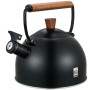 Чайник чорний з дерев'яною ручкою Ringel IQ Вe Natural 2,5 л IQ-1001