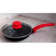 Сковорода OSCAR CHEF 20 см c крышкой OSR-1101-20-l