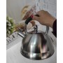 Чайник Kamille 2.7л из нержавеющей стали со свистком KM-1097