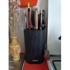 Колода для ножів ARDESTO Gemini, 23 см, чорний, пластик AR2123PH