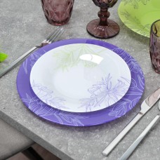 Сервиз столовый 46 предметов LUMINARC PURPLE&GREEN V0185