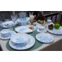Столовый сервиз Luminarc DIWALI FRESCURA TURQUOISE 46 предметов 6 персон Q7823