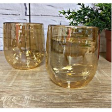 Набір склянок ARDESTO Golden Moon з подвійними стінками AR2625GG