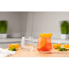 Набір низьких стаканів Gloria Shine ARDESTO 345 мл, 3 шт, скло AR2634GS