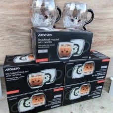 Набір чашок ARDESTO Animals з подвійними стінками, 250 мл, 2 шт AR2625ACH