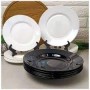 Сервіз столовий 18 предметів Luminarc Plumi Black&White V2484