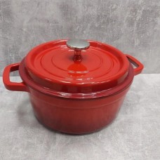 Кастрюля чугунная RINGEL Essen 20 см (2 л) с крышкой (RG-2300-20)