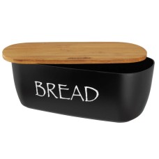 Хлібниця з бамбуковою кришкою Kamille 36см KM-1132B