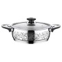 Сотейник Krauff 3,6 литра со стеклянной крышкой диаметр 24 см