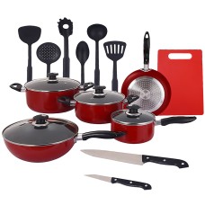 Набор посуды BRAVO CHEF алюм.18 пр. BC-6102-18