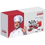 Набор посуды BRAVO CHEF алюм.18 пр. BC-6102-18