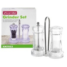 Набор емкостей для соли и перца с функцией измельчения Kamille KM-7053