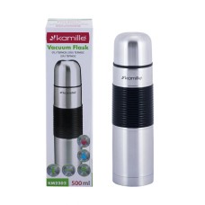 Термос Kamille 500 мл з нержавіючої сталі з гумовою вставкою KM-2202