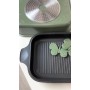 Гусятница Ringel Zitrone Olive с крышкой сковородой-гриль 6+3л (RG-2108-34 BL)