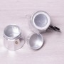 Кофеварка гейзерная Kamille 150 мл из алюминия KM-2500