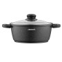 Кастрюля со стеклянной крышкой ARDESTO Gemini Anzio, (20 см), 2.5 л, алюминий, черный AR2420GE