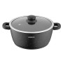 Кастрюля со стеклянной крышкой ARDESTO Gemini Anzio, (24 см), 4.4 л, алюминий, черный AR2424GE