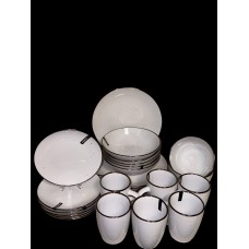 Сервіз Ardesto Bagheria 30 предметів WGC білий