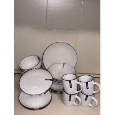 Сервіз Ardesto Bagheria 20 предметів WGC білий