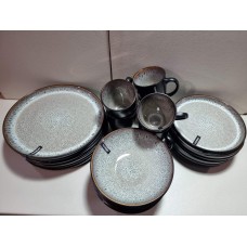 Магічний колір Сервізу Ardesto Bolzano 24 предмета чорнокоричневий (на 6 персон)