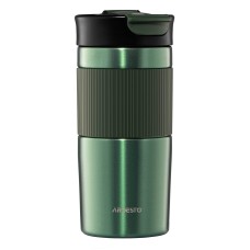 Термочашка Ardesto Comfort 450мл, нержавеющая сталь, зеленый