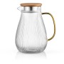 Кувшин с крышкой, ARDESTO, 1480мл, боросиликатное стекло, нержавеющая сталь, бамбук, прозрачный AR2614BS