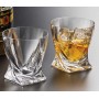 Набір склянок для віскі Bohemia Quadro 340 мл (2 шт)