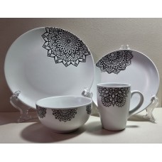 Сервиз KORA LIMITED EDITION Белый 26 предмета