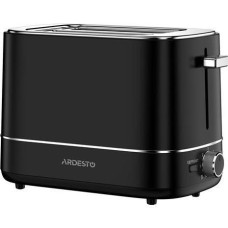 Тостер ARDESTO T-F450B, 800 Вт, метал, 2 слота, чорний
