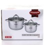 Набор кастрюль Vincent 1.9л 3.6 л VC-3027