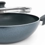 Сковорода ВОК Tefal Generous Cook, 28см, алюміній, бакеліт, скло, чорний