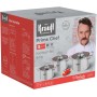 Набор тяжелых кастрюль Krauff Smart Сhef 6 предметов (26-238-071)