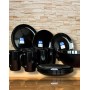 Столовый сервиз Zelie Black Оригинальное внутри- глянец, снаружи-матововое покрытие 31 пр. Arcopal Q8501