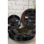 Столовый сервиз Zelie Black Оригинальное внутри- глянец, снаружи-матововое покрытие 31 пр. Arcopal Q8501