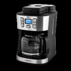 Кавоварка з вбудованою кавомолкою крапельна Liberton LCM-2203