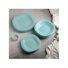 Сервіз столовий 18 предметів Luminarc Carine Light Turquoise P7628