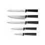 Набор кухонных ножей 6 предметов Kamille KM-7620 из нержавеющей стали с подставкой