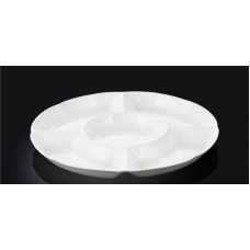 Менажница фарфоровая круглая Wilmax 25,5 см wl-992019