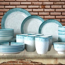 Сервиз Ardesto Siena 20 предметов SWB бело-голубой