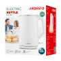 Електрочайник Ardesto 1.5л, Strix, подвійні стінки, білий глянець EKL-X50