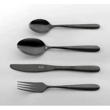 Набір чорних столових приладів 16 предметів Prime Chef Krauff 29-305-198