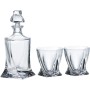 Набір для віскі зі штовхом Bohemia Quadro 3 предмети