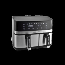 Мультипечь двойная 2700 (1650+950) Вт. 9,0 (5,5+3,5) л. LIBERTON LAF-3205