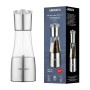 Мельница для соли и перца 2 в 1 Ardesto Gemini, 140мл, акрил, нержавеющая сталь, прозрачный