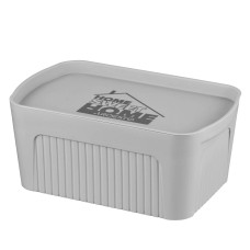 Ящик з кришкою для зберігання Ardesto 32х21.5х14см, 6л, пластик PP, сірий ARHC2506G