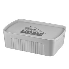 Ящик з кришкою для зберігання Ardesto 45.5х31х14см, 13л, пластик PP, сірий ARHC2513G