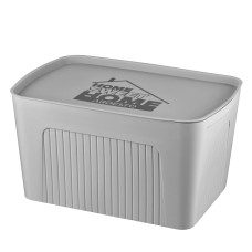 Ящик з кришкою для зберігання Ardesto 45.5х31х24.5см, 23л, пластик PP, сірий ARHC2523G